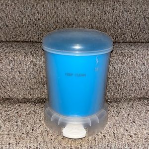 The container store trash barrel with removable inside barrel.
